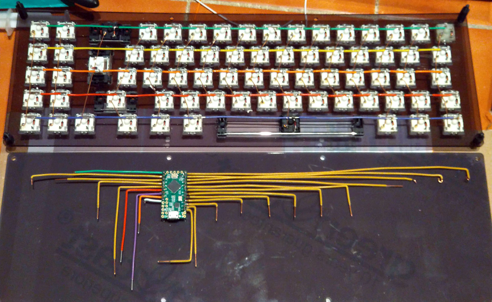 before soldering